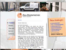 Tablet Screenshot of baumeister-blanken.com